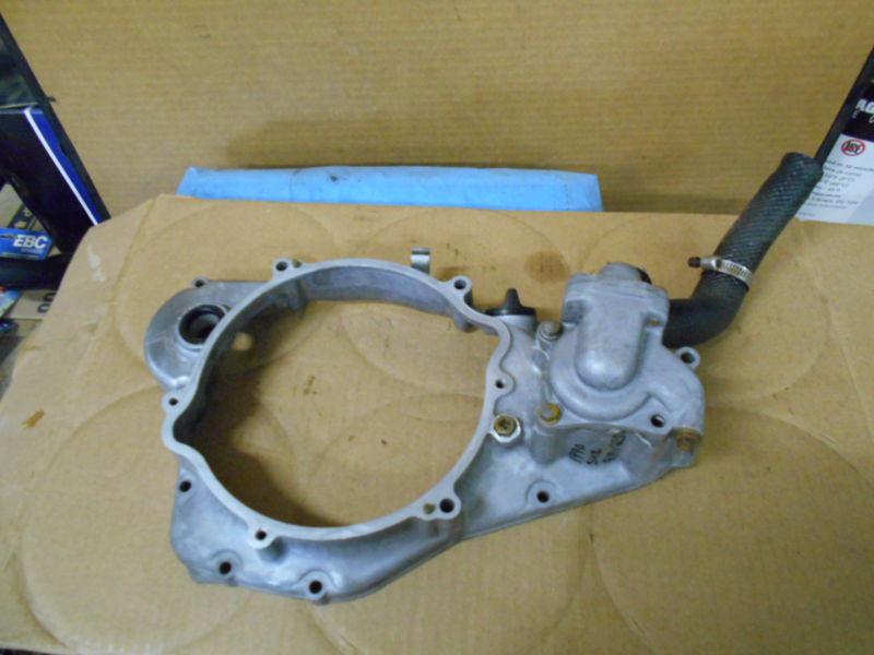 1990 suzuki rm 250 water pump cover and inner clutch cover