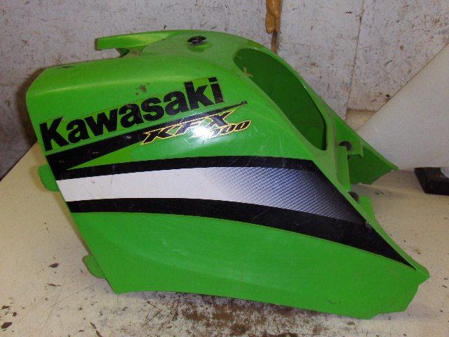 05 kawasaki kfx 700 2x4 atv tank cover with stickers t113