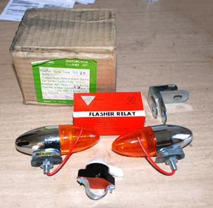 New nos rare vintage harley knucklehead panhead 45 flasher kit