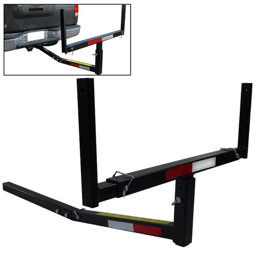 Pick up truck bed hitch extender steel extension rack for boat lumber long loads