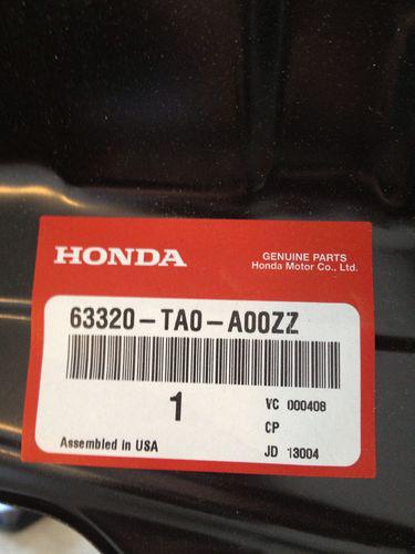 Honda accord oem 63320ta0a00zz quarter panel-gutter r.h