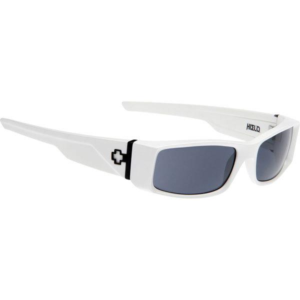 Shiny white spy optics hielo sunglasses