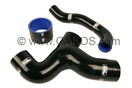 Samco intercooler hose kit black 2002-2005 subaru impreza wrx - tcs168