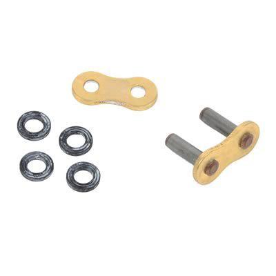 Rk chain master link motorcycle xw-ring 520 clip type gold finish each