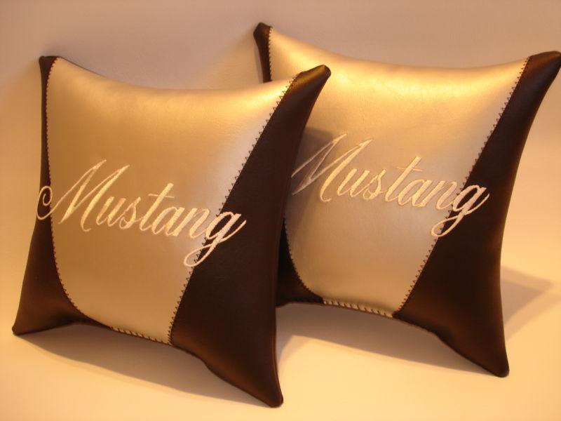 Mustang custom made pillow set to match your paint/interior nice christmas gift