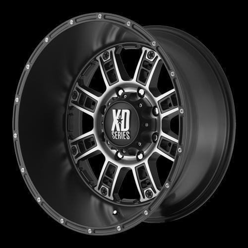 Kmc xd series xd80921055724n xd809 wheel 20" x 10" black 5x5.5
