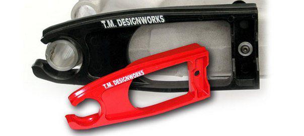 Tm designworks swingarm protector blk for yamaha raptor 700