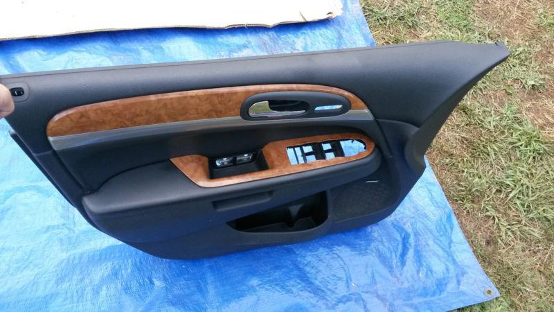 2007-2012 buick enclave front left driver interior door trim panel handle