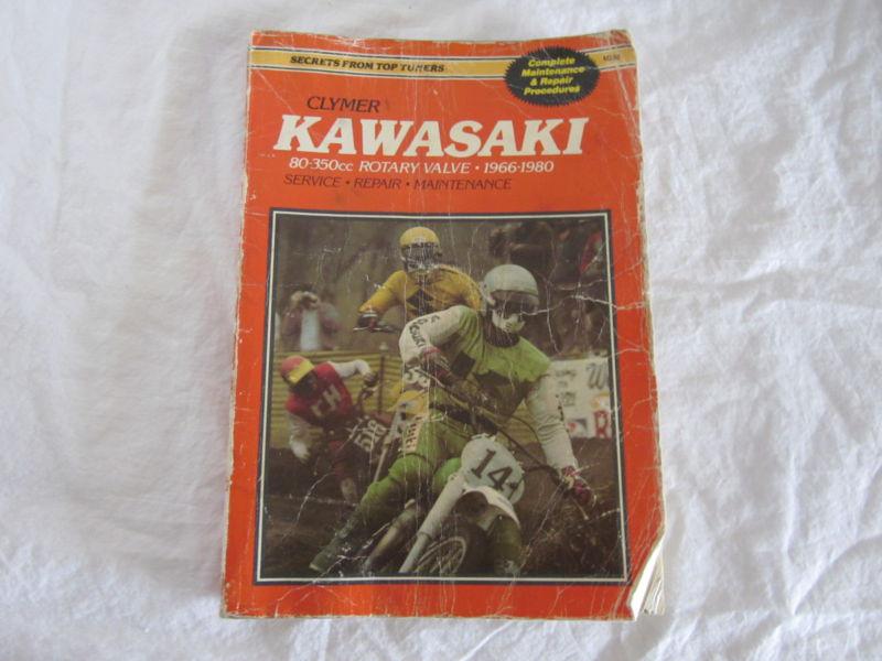 Kawasaki 80-350cc rotary valve 1966-1980 service repair maintenance manual 
