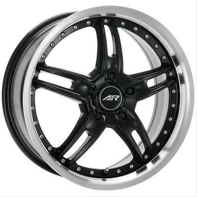 American racing black santa cruz wheel 16"x7" 4x100mm bc set of 2