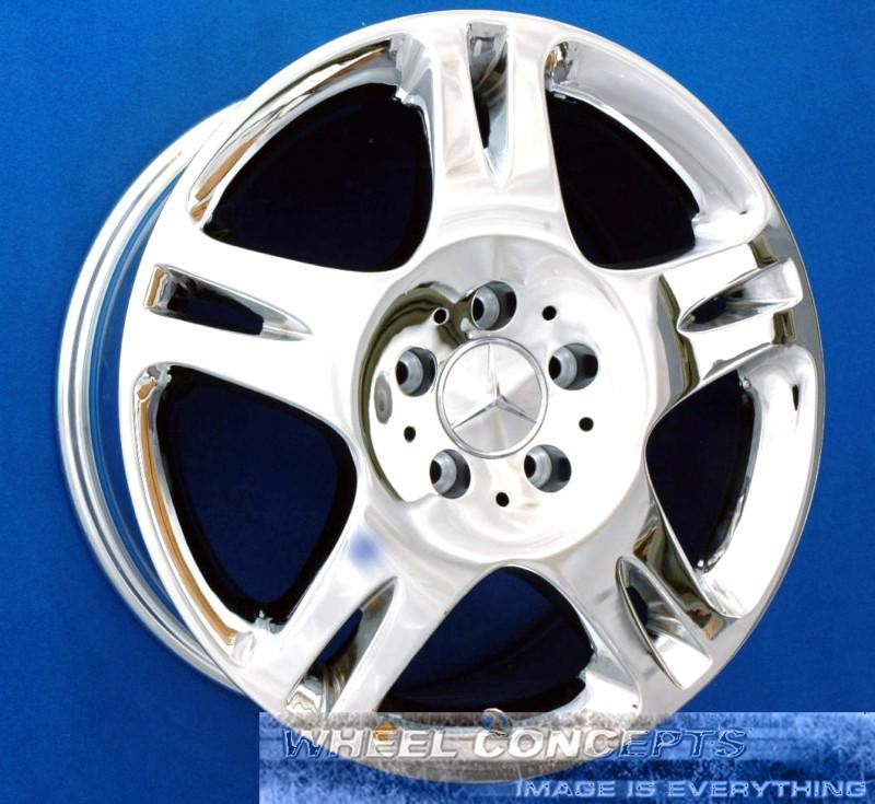 Mercedes cl500 17 inch chrome wheel exchange cl 500 oem 17" rims