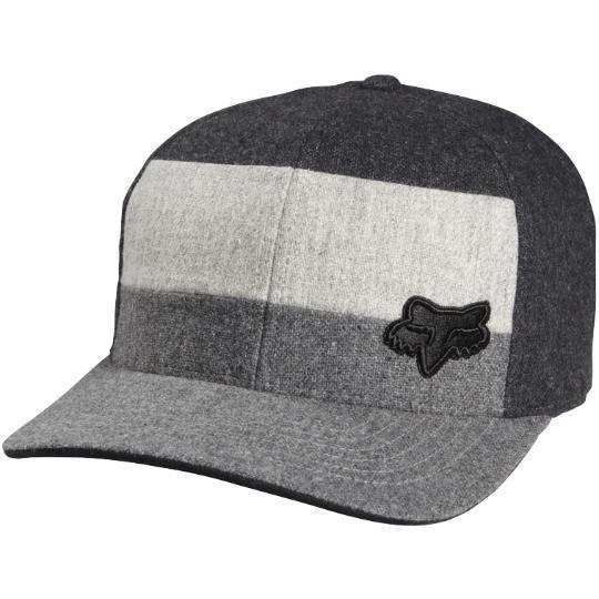 New fox racing polapse snapback hat cap grey 06787-001 os one size fits all