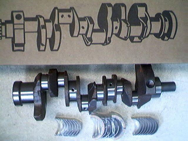 Crankshaft & bearings for gm 173/2.8 v6  1985-1987 cars and s10 truck