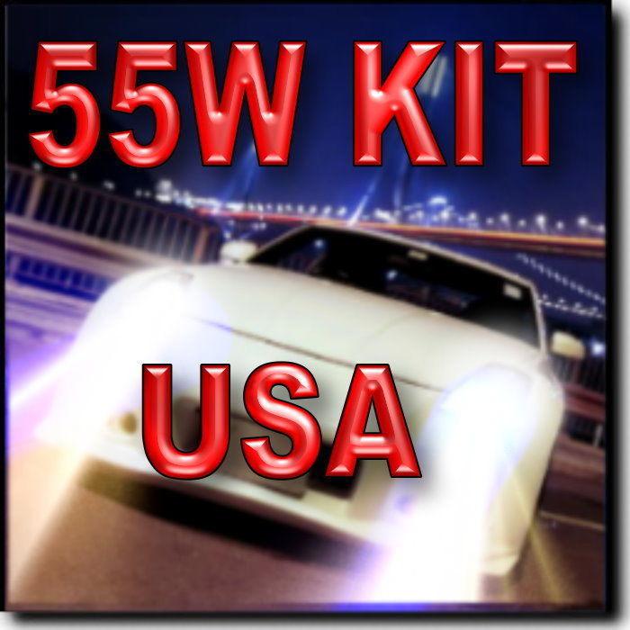 55w h7 4300k xenon hid headlight kit for low beam.