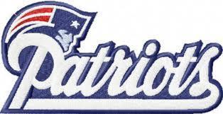 New england patriots - iron on 100% embroidered patch - 2.3 x 1.6 nfl football