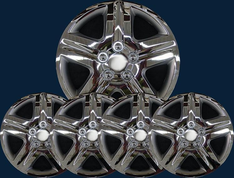 '06-11 chevrolet impala monte carlo chrome upgrade hubcaps new set/4 431-16c