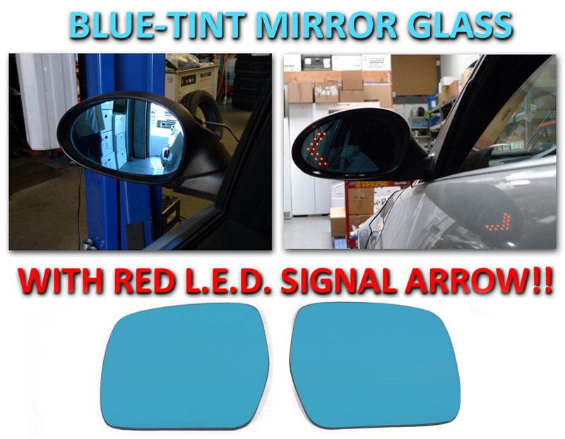 Usa 91 92 93-97 toyota land cruiser fj80 red arrow led turn signal mirror glass