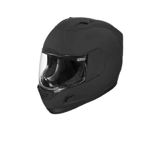 Icon alliance rubatone black helmet small new matte black