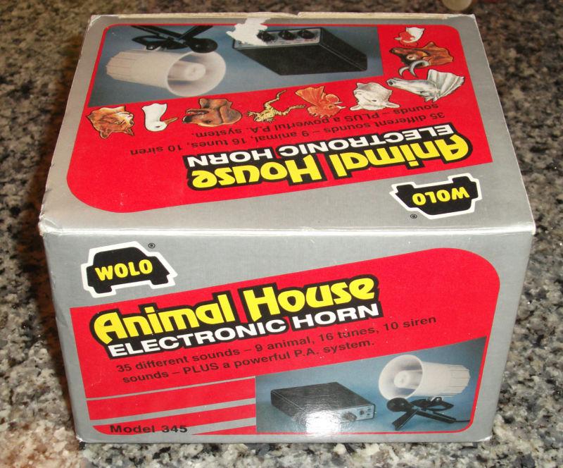 New wolo model 345 animal house musical electronic horn 35 sounds/tunes siren pa
