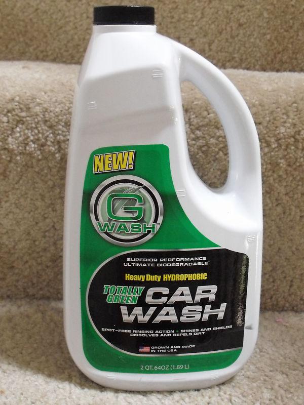 *nwt*g wash totally green hydrophobic car wash 64 oz