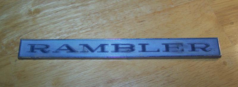 Vintage rambler amc car emblem 3552579