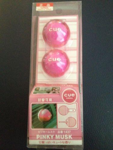 2 new pink cue car air freshener balls