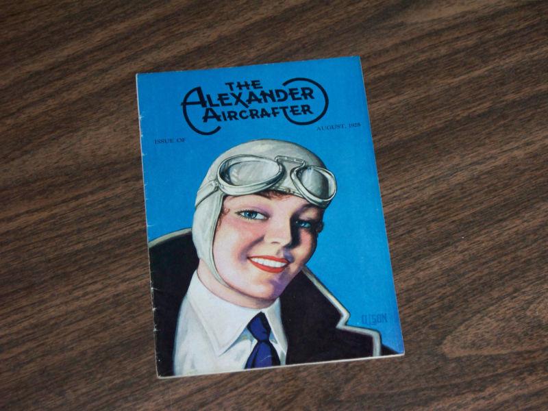 August 1928 "the alexander aircrafter"  alexander aircraft company  - eaglerock