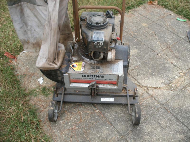 Sears leaf vacuum mulcher power brush shredder