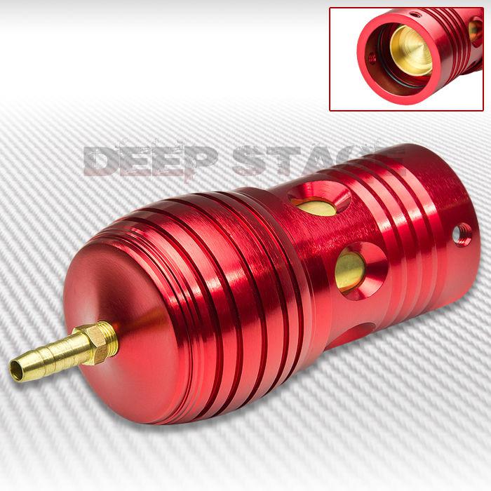 Type-rfl universal billet anodized aluminum 0-30 psi turbo blow off valve red