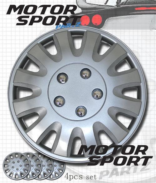 Wheel rim skin cover 4pcs set style 738 hubcaps 15" inches 15 inch hub cap