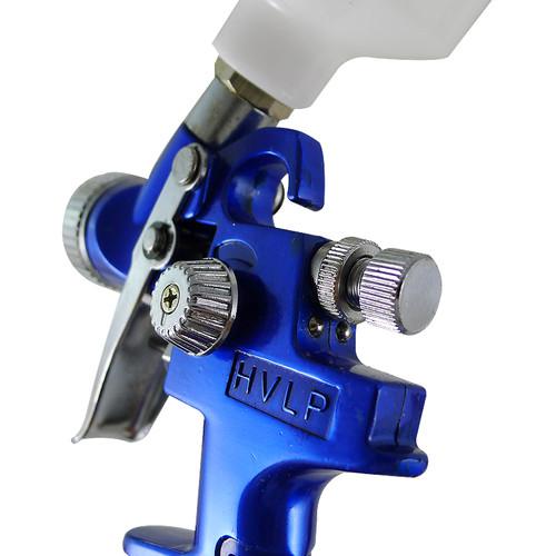 Mini HVLP Gravity Feed Spray Paint Gun W/ Gauge Regulator 1.0MM Nozzle Auto Body, US $14.90, image 4