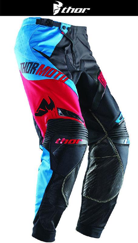 Thor core razor red white black sizes 28-38 dirt bike pants motocross mx atv '14
