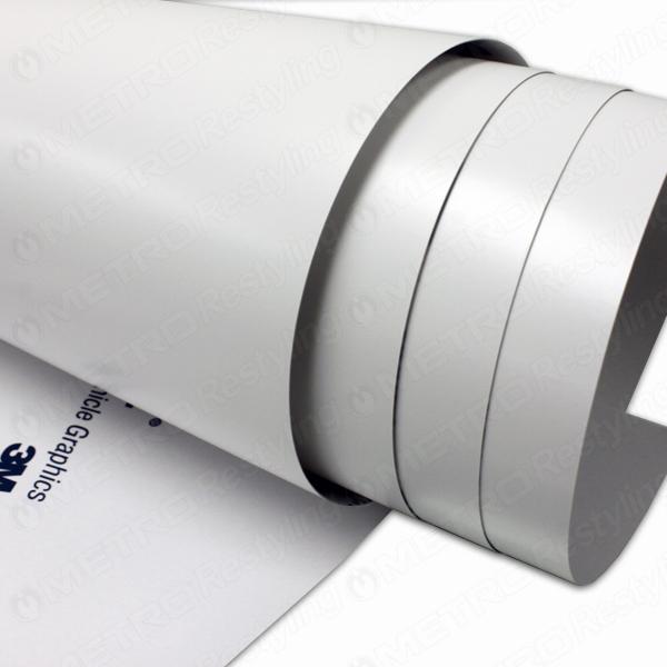 (on sale) 60in x 70in 3m car wrap vinyl satin white s10 sheet 1080 series film