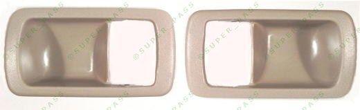 92  -  96  lh & rh  door handle bezel trim cover casing beige fits: toyota camry