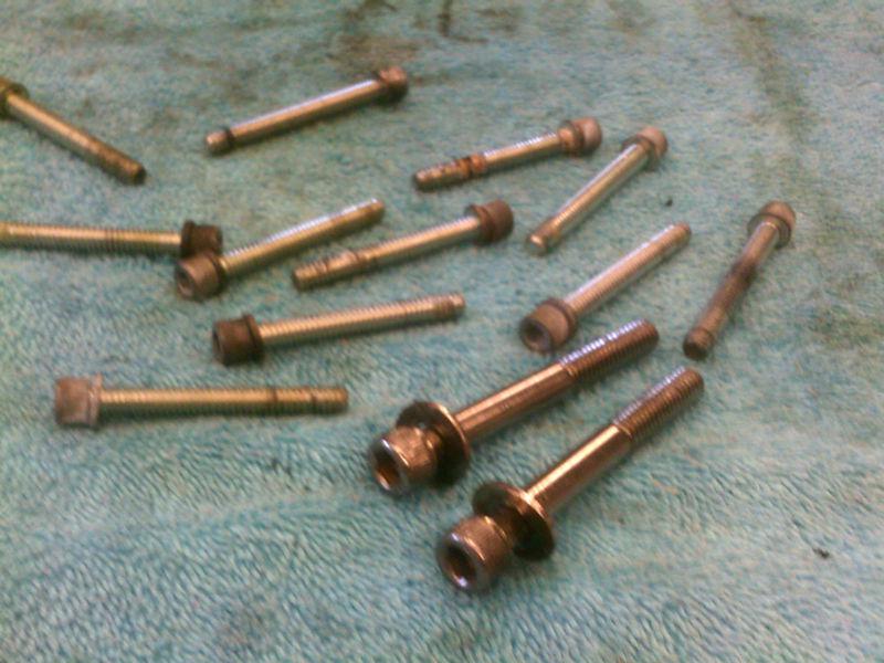 Used hd harley sportster complete  primary cover bolts 1991-2003 883 1200 xl xlh