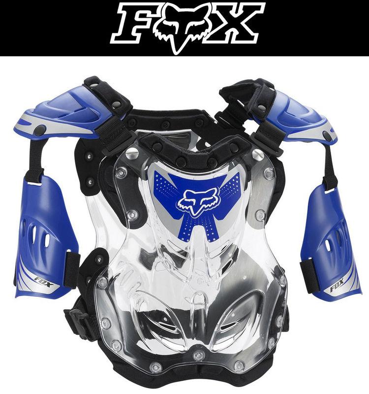 Blue r3 fox racing roost guard motocross mx atv dirtbike 2013