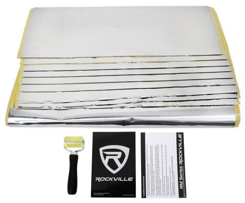 Rockville rm36 trunk lid+4-door noise/sound dampening deadening car audio matt