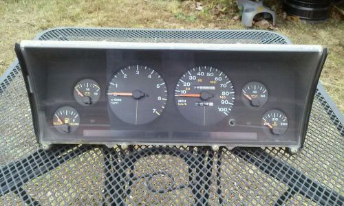 Jeep grand cherokee orvis edition instrument cluster oem 1995