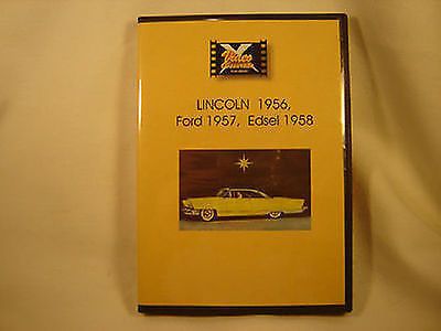 Lincoln 1956 ford 1957 edsel 1958 dvd.