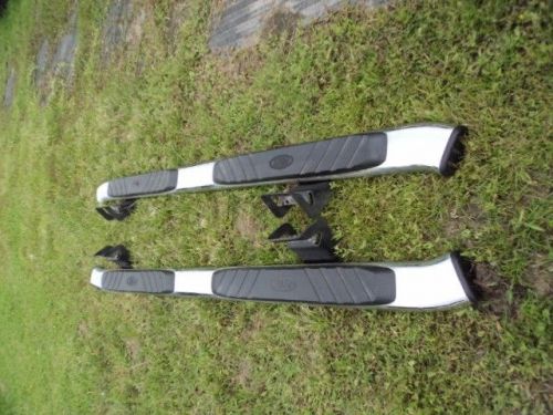 09 - 14 ford f150 super crew factory chrome oe 526l running boards steps