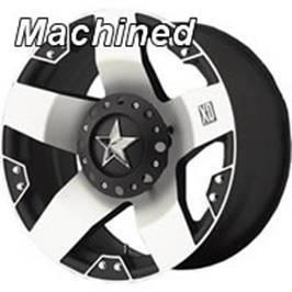 20" xd machined rockstar rims & 38x15.50x20 toyo open country mt tires wheels
