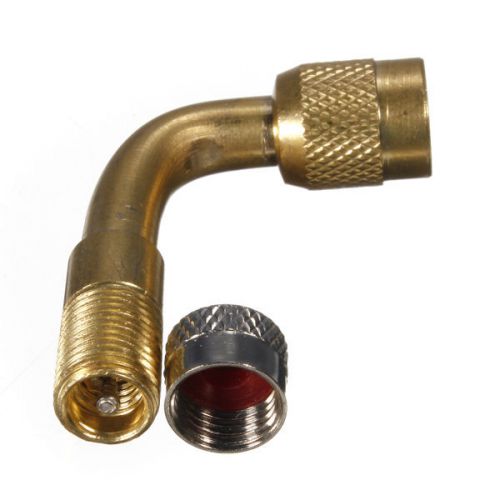 90º degree brass air tyre extension valve for motorcycle car auto truck bicycle