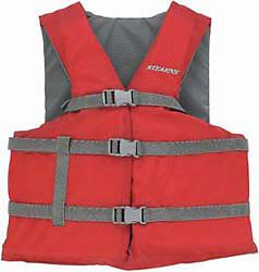 Stearns adult general purpose vest 3-belt red 2001-red-uni*