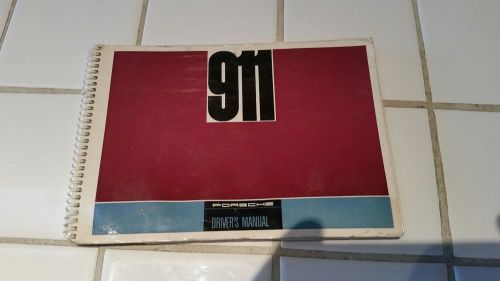 1965 1966 1967 1968 porsche 911 driver&#039;s manual