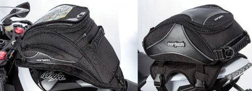 Cortech super 2.0 14l tail bag &amp; 18l sloped strap mount tank bag luggage set