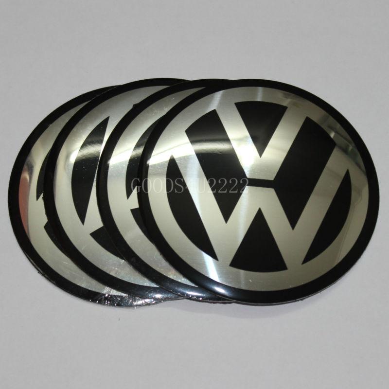 8 pcs 90mm vw golf passat wheel center cap badge emblems sticker 