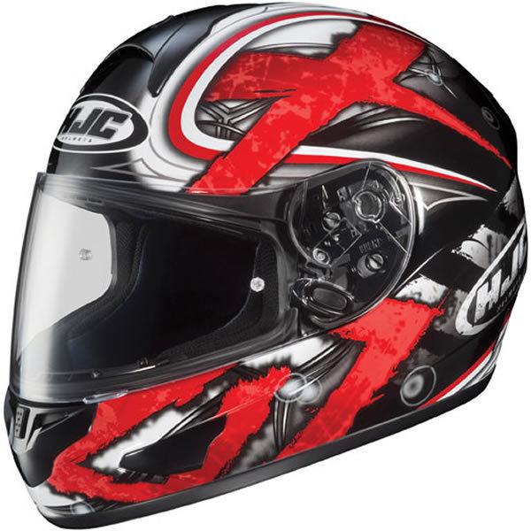 New hjc shock cl16 helmet, black/red, xl