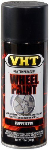 Vht sp183 satin black wheel paint can - 11 oz.