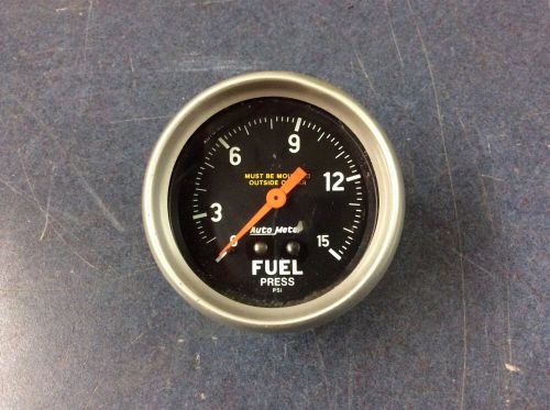 Autometer fuel pressure gauge