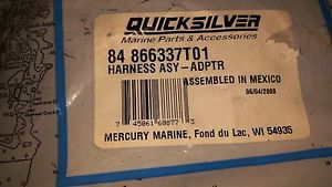 Quicksilver mercury adapter harness assembly  84 866337t01 marine boat